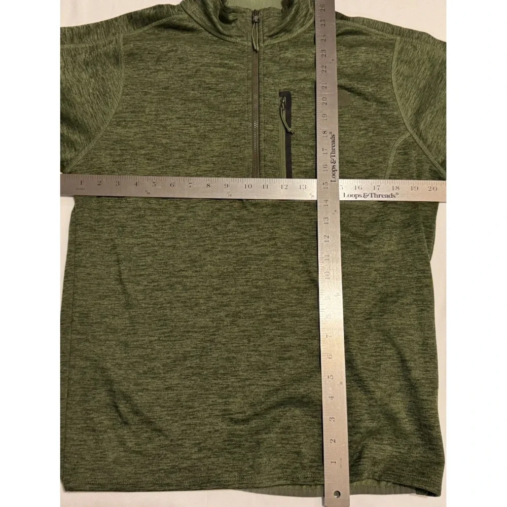 The North Face Men's Canyonlands 1/2 Zip Pullover - Green - Size M - VERY GOOD